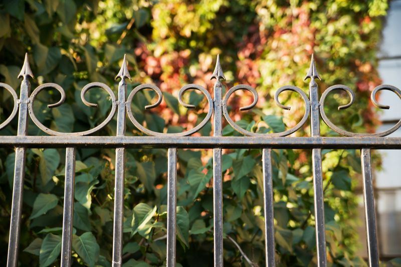Repaired Iron Fence