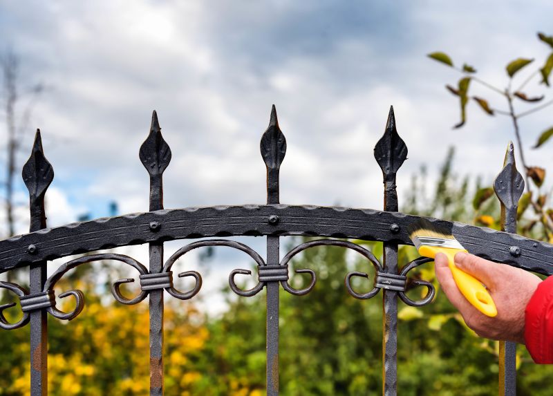 Restored Iron Fence