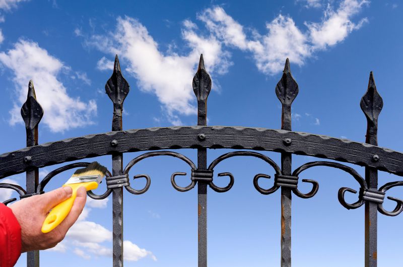 Repainting Iron Fences